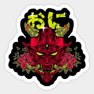 ONI MASK Sticker